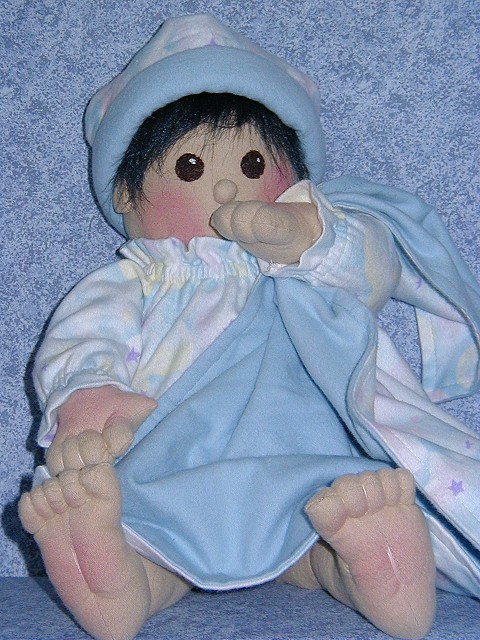 Picture of flannel baby doll