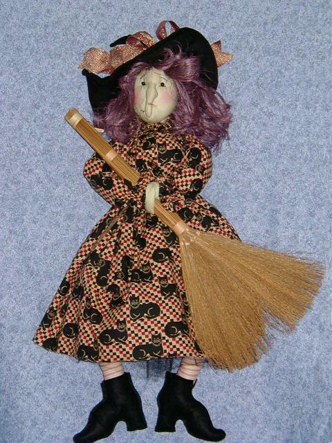 Amethyst Wich Cloth Doll Picture