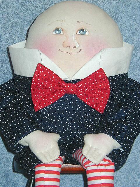 Humpty Dumpty cloth doll picture