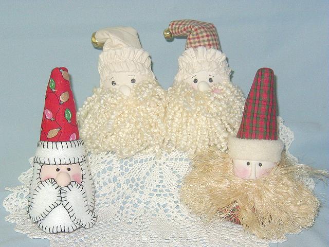 santa cloth ornament picture