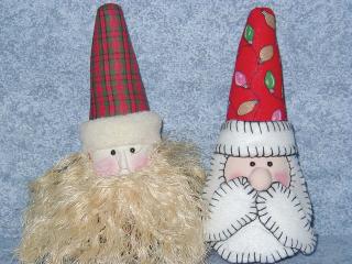 santa cloth ornament picture