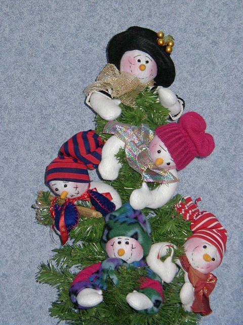 snowman cloth decoration picture