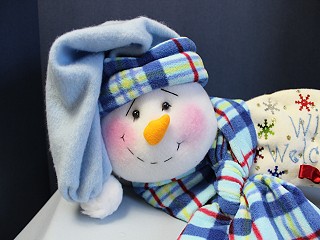 snowman winter welcome banner picture