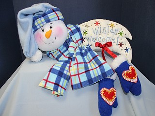 picture of snowman welcomer
